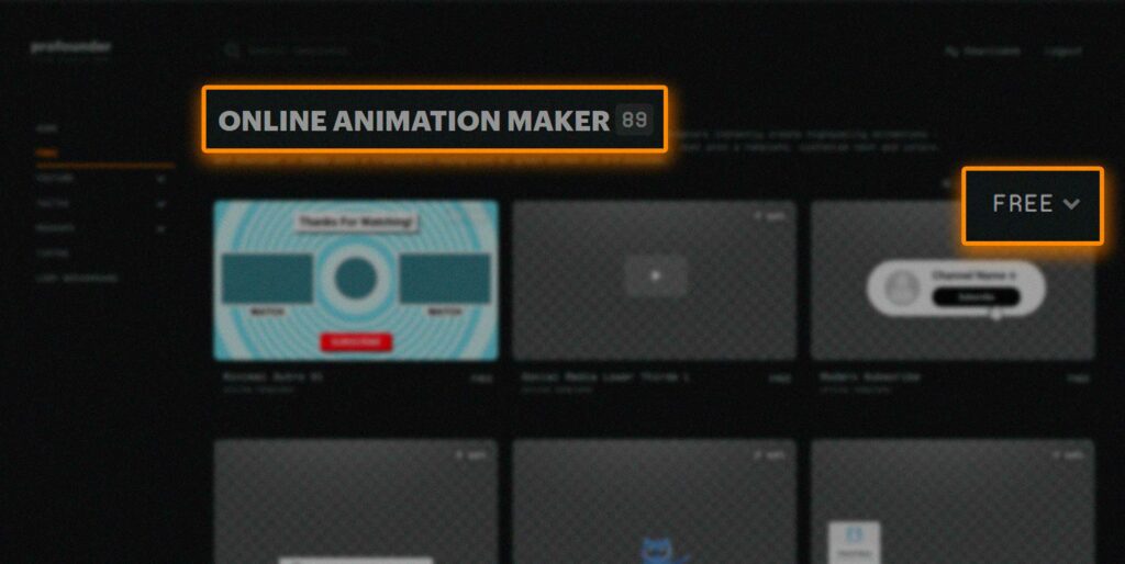 profounder free templates