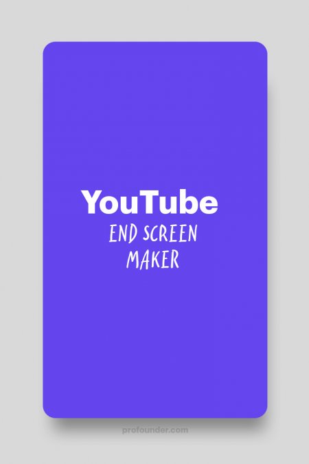 5YouTube End Screen Outro Maker
