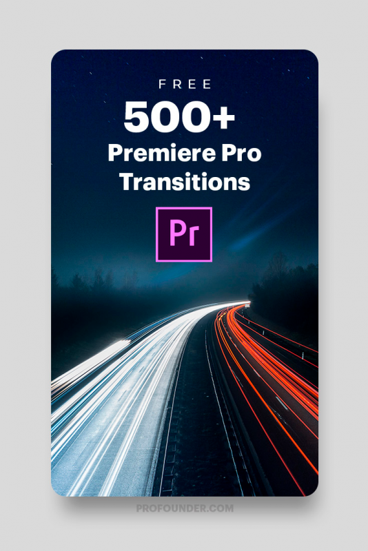 500+ FREE Premiere Pro Transitions You Really Need to Download