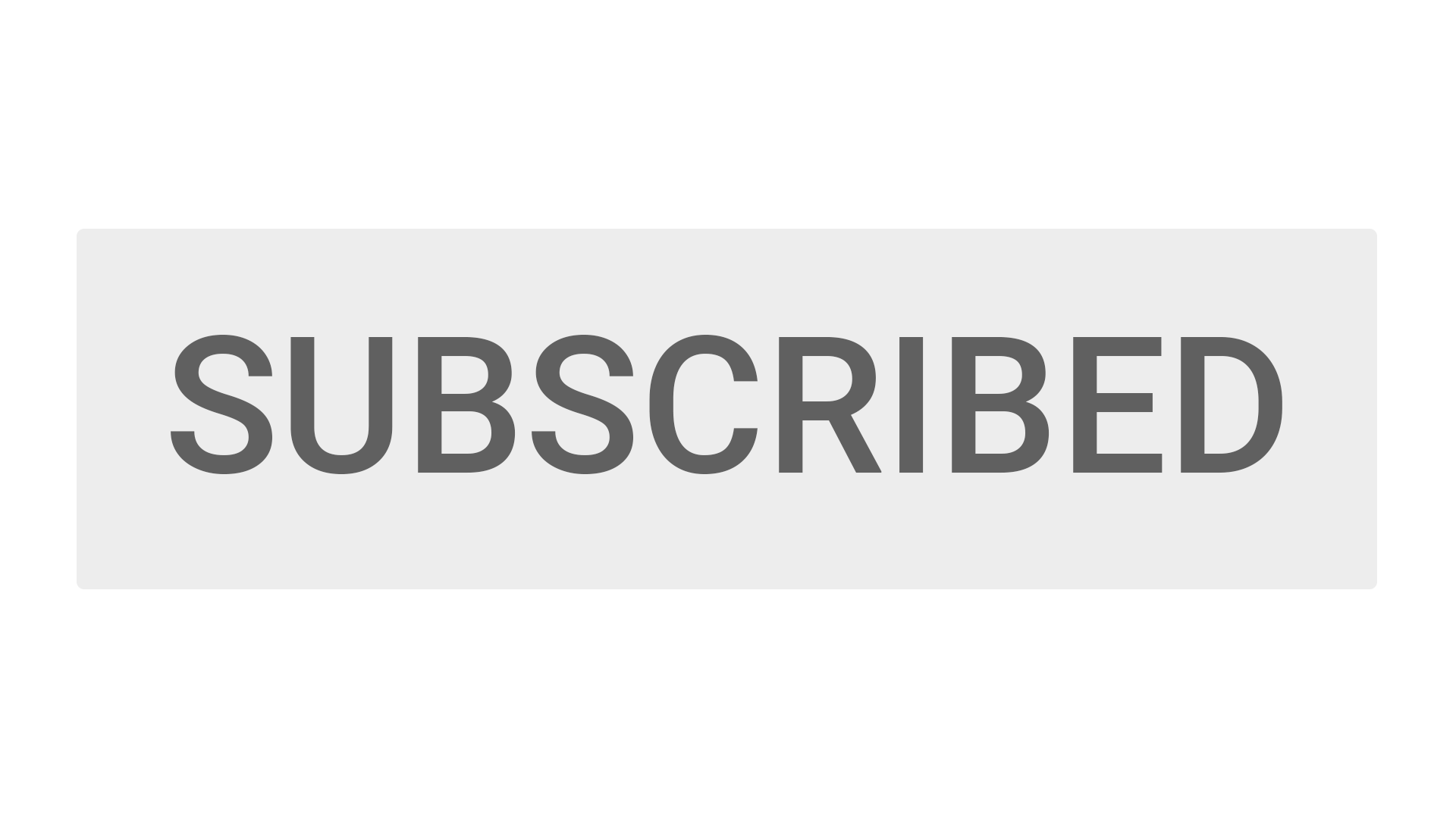 YouTube Subscribed Button PNG