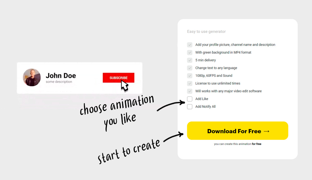 instruction: step 1. choose animation
